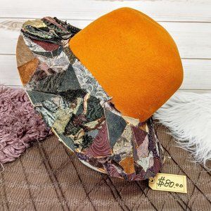 Fashion Patchwork Felt Hat